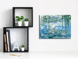 Check out our famous wall art selection for the very best in unique or custom, handmade pieces from our wall décor shops. Wieco Art Water Lilies Floral Canvas Prints Wall Art By Claude Monet Famous Oil Paintings Flowers Reproduction For Kitchen Bedroom Bathroom Home Decor Modern Classic Landscape Pictures Giclee Artwork Buy Online At
