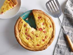 Ham Tomato And Swiss Quiche Recipe Food Network Recipes Quiche Recipes Thanksgiving Brunch Recipes