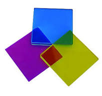 Filtres colorés carrés en verre - Ovio Optics