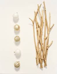 Gold Branches Hand Painted Sticks For Holiday By Woodlandsecrets 30 00 Hand Painted Painted Sticks Gold Branches