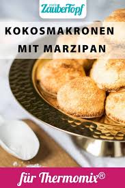 Kokosmakronen Das Beste Rezept Fur Den Thermomix Rezept Einfache Kokosmakronen Rezepte Makronen