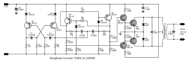 Rangkaian ini 100% berkerja dengan baik, transformator feadback gunakan travo ukuran kecil saja 12v 500ma dan jangan gunakan travo jenis smps karena jika menggunakan smps tegangan feed back. Rangkaian Inverter 12 Vdc Ke 220 Vac 100 Watt Skemaku Com