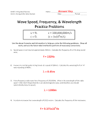 Found worksheet you are looking for? Wavelength Worksheet Printable Worksheets And Activities For Teachers Parents Tutors And Homeschool Families