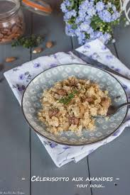 Celerisotto Aux Amandes Risotto De Celeri Rave Au Fil Du Thym Recette Recette Celeri Recette Celeri Rave Risotto