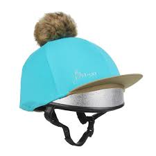 My Lemieux Hat Silk Azure Hudson Equine