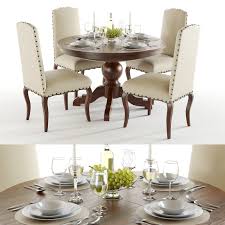 The 13 best places to buy dining room furniture in 2021. Pottery Barn Dining Set Sumner And Calais 3d Model