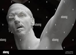 STOCKHOLM 20161220 Swedish artist Peter Linde, is making the statue of  Zlatan Ibrahimovic, which is going to be placed outside the Friends Arena  in Stockholm, Sweden. Foto: Marko SÃƒÂ¤vÃƒÂ¤lÃƒÂ¤ÃƒÂ¤