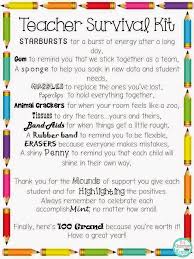 First Week Check Survival Kit For Teachers Teacher Survival School Teacher Gifts