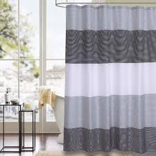 Black And Grey Shower Curtain Black And Grey Shower Curtains Bathroom Curtains Black Shower Curtains Black Curtains