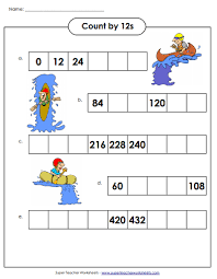 Skip Counting By 12s