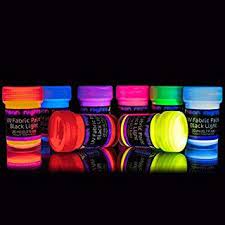 Amazon Com Black Light Fabric Paint Schwarzlicht Fluoreszierende Farbe Farbpulver