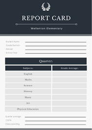 Once you find a graphic to start from, just tap or click to open the document in the editor. Free Printable Customizable Report Card Templates Canva