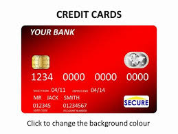 It is completely legal, unlimited and free. Credit Cards Template