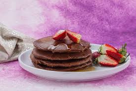 Chocolate chip oatmeal cookie pancakes was the first recipe i ever posted on minimalist baker. Healthy Chocolate Protein Pancakes Kayla Itsines
