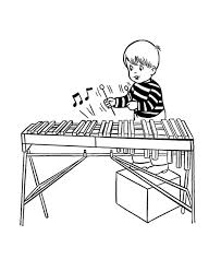 Visit our website to see or print xylophone coloring page. Little Boy Playing Xylophone Coloring Page Free Printable Coloring Pages For Kids