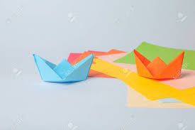 Finally you have what seems like a boat, but can't stand on its own. Step By Step Photo Instruction How To Make Origami Paper Boat Stock Photo Picture And Royalty Free Image Image 146649943