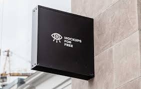 Free Signboard Mockup Mockuptree Sign Mockup Free Photoshop Mockup Free Design Mockup Free