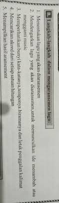 Birama juga diartikan sebagai satuan kelompok ketukan tetap yang dimulai dengan ketukan kuat sampai ketukan kuat berikutnya metrum. Sebutkan Langkah Langkah Yang Dilakukan Untuk Mengaransemen Sebuah Lagu Brainly Co Id