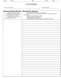 Cornell notes templates download these free cornell notes templates, examples and printable pdf sheets to assist you in taking notes in classroom or at office meeting. 40 Free Cornell Note Templates With Cornell Note Taking Explained