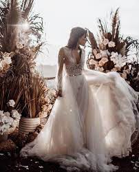 Sheer Ethereal Wedding Dress Tali Photography The Lane Ball Gowns Wedding Ethereal Wedding Dress Summer Wedding Dress Beach