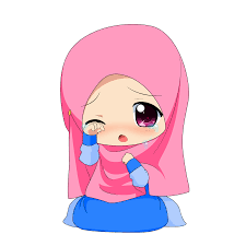 Sebagai seorang muslim saling berbagi merupakan anjuran dari agama yang indah ini. Gambar Kartun Muslimah Menangis Sedih Top Gambar
