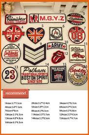 British Punk Patches Individuality Hat Patches Sports Patches Embroidered Iron On Patches Sew On Patches Hat Patches Punk Patches Patches