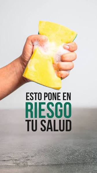 ¿Tu cocina realmente está limpia? 🧽🚨, Aunque parezca limpia, las esponjas acumulan humedad y restos de comida🤢, creando el ambiente ideal para el crecimiento de bacterias como Pseudomonas, Salmonella ...