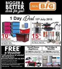 (photo by patrick goh/the edge). Aeon Big Press Ads Promotion 13 July 2019 19 July 2019