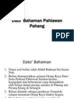 10 dato' bahaman tidak mengiktiraf pemerintahan soalan pengukuhan dato' bahaman tidak mengiktiraf pemerintahan british di pahang. Kesan Penentangan