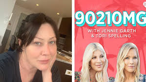 Jennie Garth looks downcast in black while heading into The View to discuss  the passing of her Beverly Hills, 90210 costar Shannen Doherty