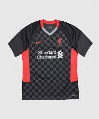 Design details take inspiration from the iconic nike air max, and highly breathable fabric helps keep sweat off your. Nike Liverpool F C 2020 21 Third Shirt Black Sevenstore