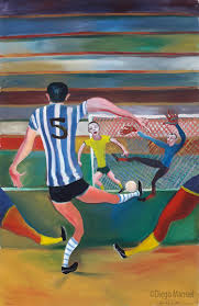 Los partidos de esta semana y la llave olé 'messi va cada partido a asesinar a los porteros' as argentina real. Pintura De Un Partido De Futbol Entre Argentina Y Brasil Clasico Mundial Pintura De Um Jogo De Futebol Entre Argentina E Brasil Pinturas De Diego Manuel