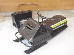 Watch a child's face light up as they take the seat and grab the handlebars of their very own snowmobile. 1981 Arctic Cat Kitty Kat Snowmobil Le Orono Estate Equipment Auction K Bid