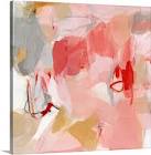 'Strawberry Dreams' by Christina Long - Painting Print Size: 24" H x 24" W x 1.25" D, Format: Wrapped Canvas