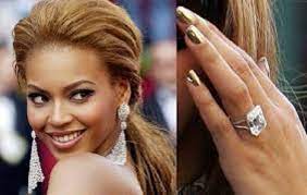 Beyonce Wedding Ring How Many Carats Cincin Tunangan Tunangan