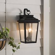 Mayhugh 3 Light Outdoor Wall Lantern Exterior Light Fixtures Farmhouse Outdoor Lighting Outdoor Light Fixtures