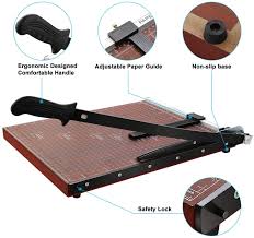 That being said, the number of operater up until a certain point. Buy Paper Trimmer A2 B7 Guillotine Paper Cutter 18 Inch Cut Length Photo Guillotine Craft Machine 12 Sheets Capacity A3 Red Online In Indonesia B07qgsdczd