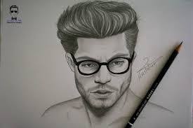 نتيجة بحث الصور عن رسم عيون رجل بورتريه art drawings sketches drawing sketches male sketch