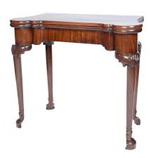 George Ii Period Irish Mahogany Folding Card Table With Green Baize Table Table Cards Furniture