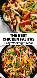 Easy Chicken Fajitas Easy Chicken Fajita Recipe Easy Chicken Fajitas Fajita Recipe