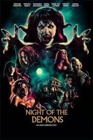 Night Of The Demons Remake The Greatest Halloween Flick Ever I Love This Cover Art So Much 3 Classic Horror Movies Movie Posters Scary Movies