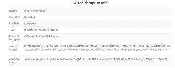 Maybe you would like to learn more about one of these? Latest Water Disruption Alert Bukit Indah Johor Bahru Will Experience Water Disruption For 15 Hours On April 9 Johor Now
