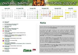 And today, this can be the 1st photograph: Calendario Fime En Linea Agosto Enero 2020 2021