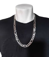 Corrente masculina em prata 925, modelo grumet fina. Corrente De Prata Grossa Masculina 3x1 Com 12 Mm E 70 Cm No Elo7 Aguas Claras Presentes Eaaadd