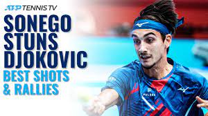 Sonego is primarily known as a clay courter but has. Best Shots Rallies As Lorenzo Sonego Stuns Djokovic Vienna 2020 Quarter Finals Youtube