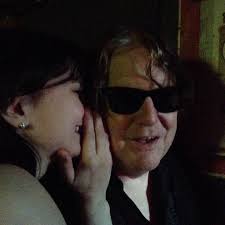 Sleepy John Estes, and a fan at the 1969 Ann Arbor Blues and Jazz Festival!  Photo Willa Davis.