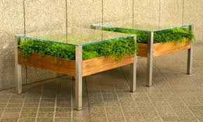 You'll need about 50 lbs. Unusual Glass Top Coffee Table Design In Eco Style