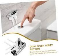 Amazon.com: HOLIDYOYO 2Pcs Dual Flush Toilet Button Plastic Toilet Push  Button for Easy Operation Compatible with Toilets Durable Bathroom  Accessory ...