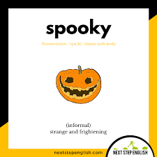 Spooky English Listening Practice 10 Eerie Dictations Heaps Of Halloween Words Nextstepenglish Com Learn English Words English Vocabulary English Vocabulary Words