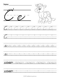 Free Printable Cursive C Worksheet Cursive Handwriting Worksheets Learning Cursive Cursive Writing Worksheets